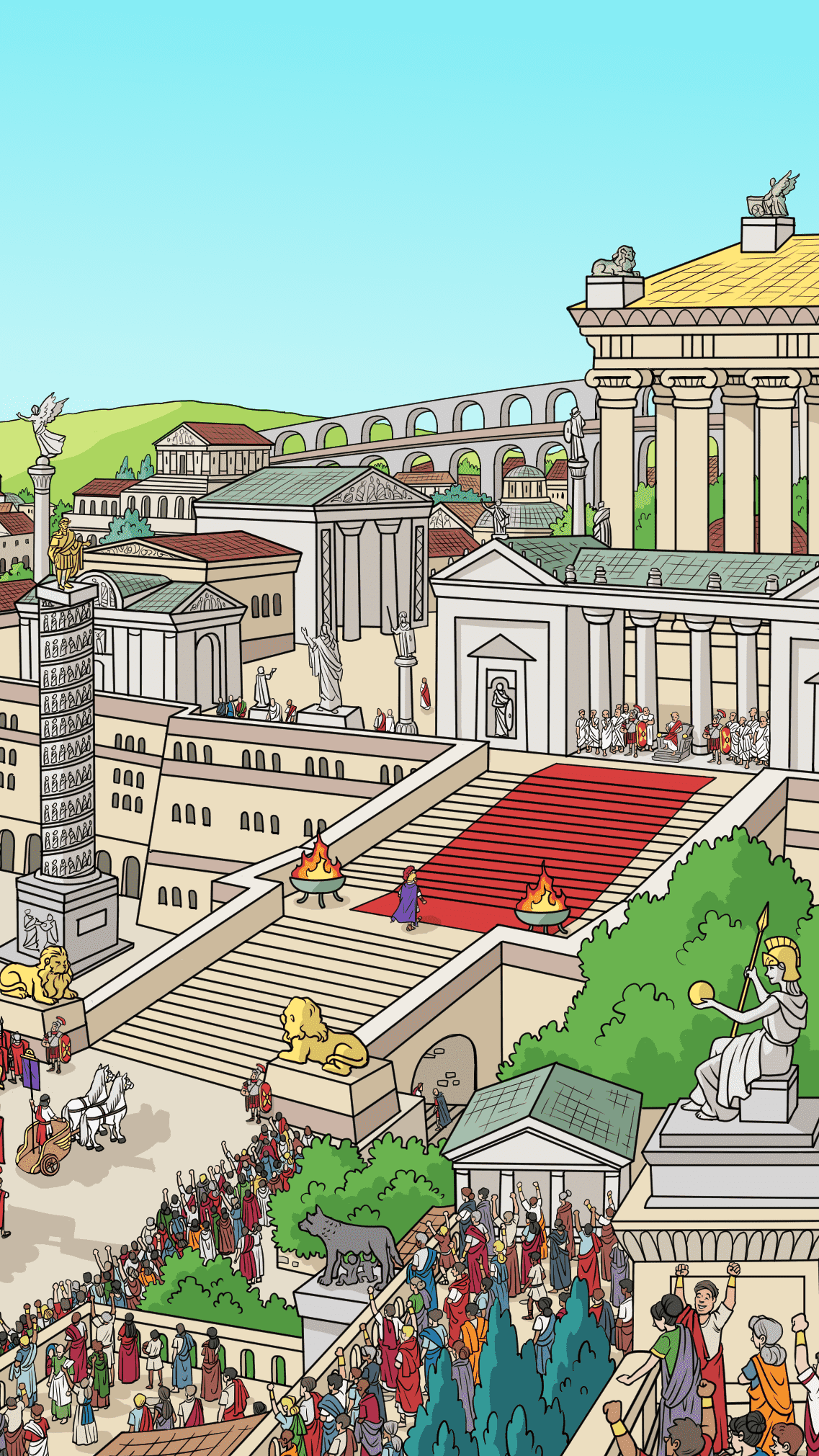 rome cartoon